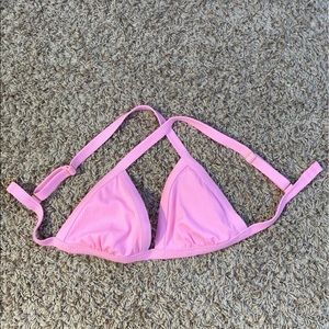 Bubblegum pink cross bikini from Target